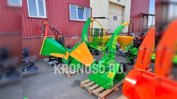 Измельчитель веток коммунальный Flagman | Флагман BX 42S + (кардан 120см/6х6/усиленный/со шпонкой)